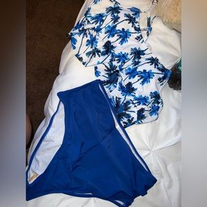 Floral bathing suit, 2 piece- NEW